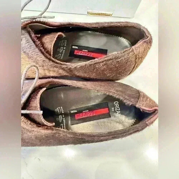 Lloyd Germany 1888 Oriza Brown Suede Pointed Toe Lace-up Classic Oxford Dress - Picture 6 of 11